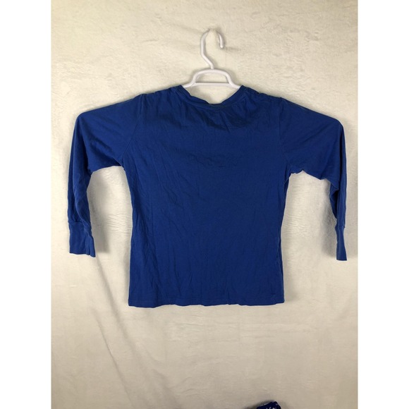 Disney Eeyore Pajama Set Youth Large 11/13 Blue Fleece Pants Bundle Up Shirt - Picture 3 of 10